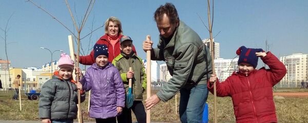 Первый весенний субботник в Могилеве - Sputnik Беларусь