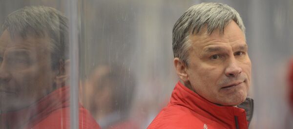 Главный тренер сборной Беларуси по хоккею Андрей Сидоренко - Sputnik Беларусь