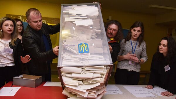 Подсчет голосов на выборах президента Украины - Sputnik Беларусь