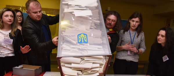 Подсчет голосов на выборах президента Украины - Sputnik Беларусь