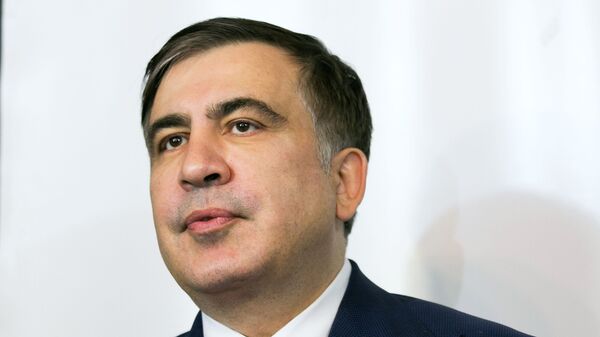 Бывший губернатор Одесской области Украины и лидер политической партии Рух нових сил Михаил Саакашвили  - Sputnik Беларусь