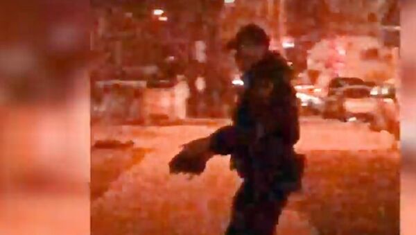 Видеофакт: сотрудники милиции достали ежика из-под машины - Sputnik Беларусь
