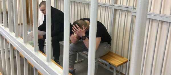 Обвиняемые Барановский и Скуратович в зале Верховного суда - Sputnik Беларусь