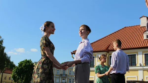 Вальс Победы на площади Ленина в Гродно - Sputnik Беларусь