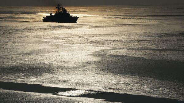 Большой противолодочный корабль Тихоокеанского флота РФ Адмирал Трибуц. Архивное фото test - Sputnik Беларусь
