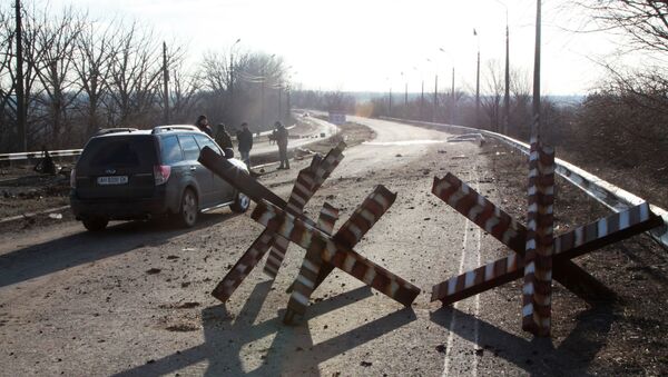 Взрыв в Донбассе, архивное фото - Sputnik Беларусь