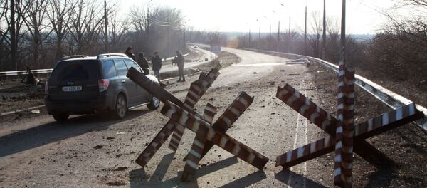 Взрыв в Донбассе, архивное фото - Sputnik Беларусь