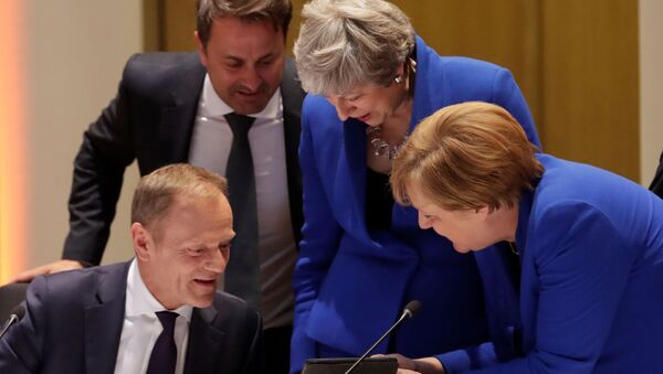 Внеочередной саммит лидеров Европейского Союза для обсуждения Brexit в Брюсселе, Бельгия, 10 апреля 2019 года - Sputnik Беларусь