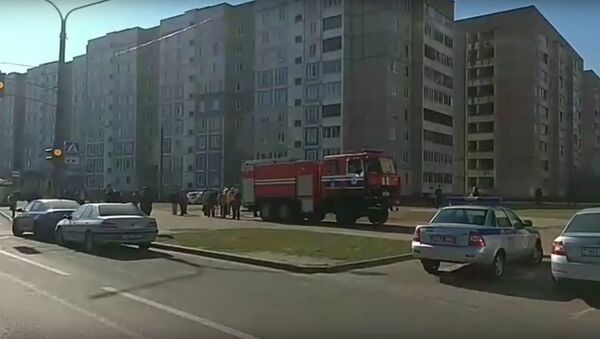 Поликлинику эвакуировали в Минске, видео - Sputnik Беларусь