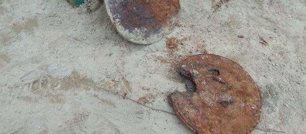 На стройке второго туалета Гомеля нашли элементы оружия времен ВОВ - Sputnik Беларусь