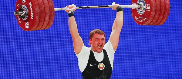 Белорусский тяжелоатлет Вадим Стрельцов  - Sputnik Беларусь