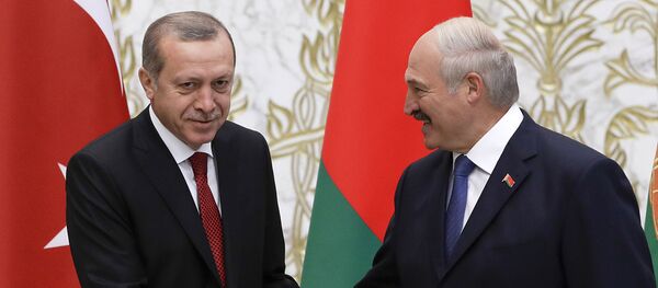 Президент Беларуси Александр Лукашенко и президент Турции Реджеп Эрдоган - Sputnik Беларусь