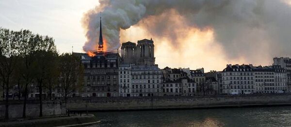 Пожар в соборе Парижской богоматери - Sputnik Беларусь
