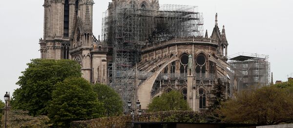Собор Парижской Богоматери после пожара - Sputnik Беларусь