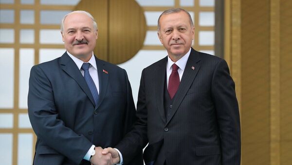 Президенты Беларуси и Турции - Sputnik Беларусь