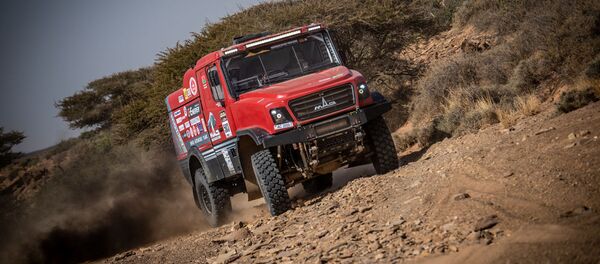 МАЗаўскі капотнік на этапе ралі ў Марока МАЗаўскі капотнік на этапе ралі ў Марока - Sputnik Беларусь