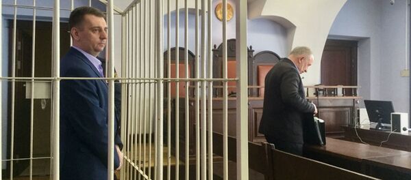 Доморацкий не прятался  от фото и ведеокамер - Sputnik Беларусь