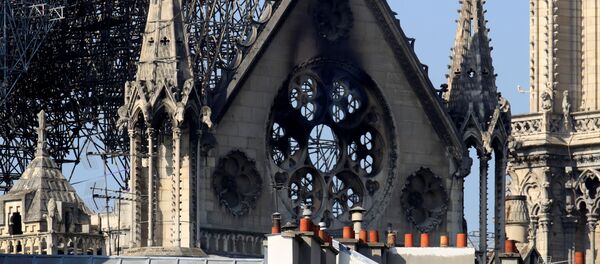 Сабор Парыжскай Божай Маці пасля пажару Сабор Парыжскай Божай Маці пасля пажару - Sputnik Беларусь