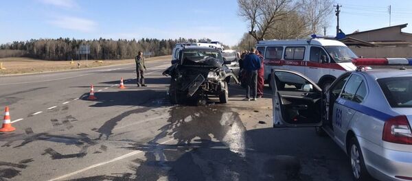 ДТП под Минском, где пострадали дети - Sputnik Беларусь