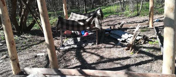 Шалаш подростков - Sputnik Беларусь