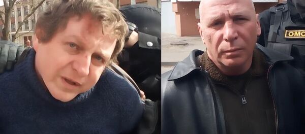 Задержанные мужчины - Sputnik Беларусь