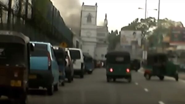 Взрыв церкви в Шри-Ланке попал на видео - Sputnik Беларусь