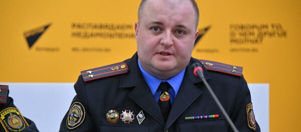 Старший инспектор по особым поручениям УГАИ МВД Александр Бруй Старший инспектор по особым поручениям УГАИ МВД Александр Бруй - Sputnik Беларусь