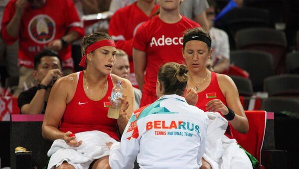Белорусские теннисистки Арина Соболенко и Виктория Азренко  - Sputnik Беларусь