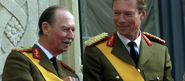 Великий герцог Жан с сыном Анри - Sputnik Беларусь