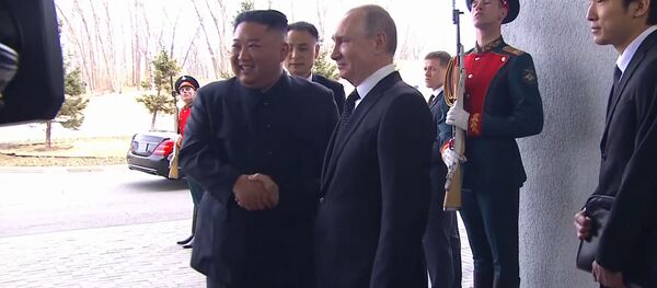 Встреча Путина и Ким Чен Ына - Sputnik Беларусь