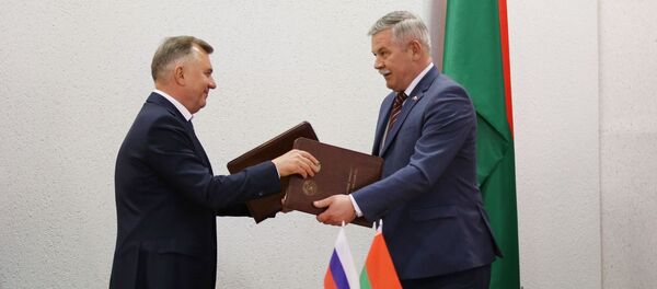 Падпісанне дакументаў у Магілёве - Sputnik Беларусь