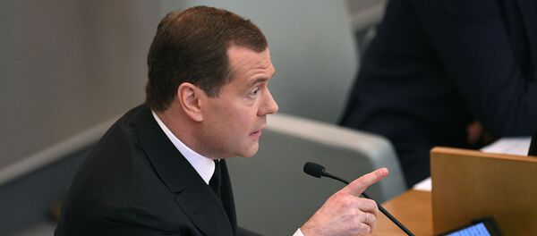 Председатель правительства РФ Дмитрий Медведев - Sputnik Беларусь