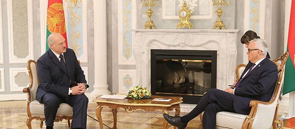 Встреча президента Беларуси Александа Лукашенко с председателем Конгресса местных и региональных властей Совета Европы Андерсом Кнапе. Встреча президента Беларуси Александа Лукашенко с председателем Конгресса местных и региональных властей Совета Европы Андерсом Кнапе. - Sputnik Беларусь