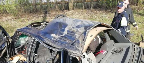 Место аварии под Солигорском Место аварии под Солигорском - Sputnik Беларусь