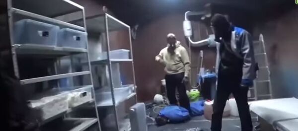 Опубликованы кадры ликвидации нарколаборатории под Минском Опубликованы кадры ликвидации нарколаборатории под Минском - Sputnik Беларусь