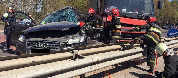 Фото с места смертельного ДТП - Sputnik Беларусь