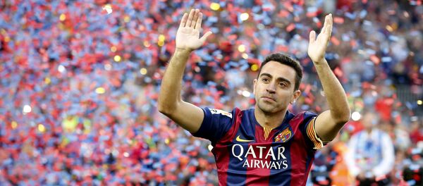Испанский футболист Хави - Sputnik Беларусь