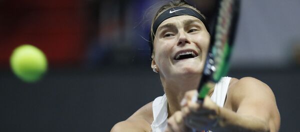 Беларуская тэнісістка Арына Сабаленка Беларуская тэнісістка Арына Сабаленка - Sputnik Беларусь