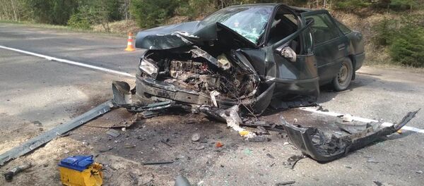 Последствия ДТП в Лепельском районе - Sputnik Беларусь