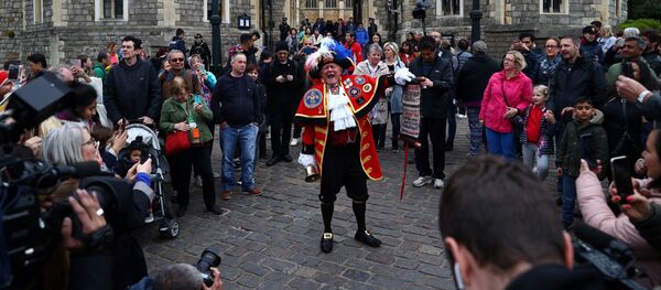 Объявление о рождении ребенка в королевской семье делает специальный глашатай - Sputnik Беларусь