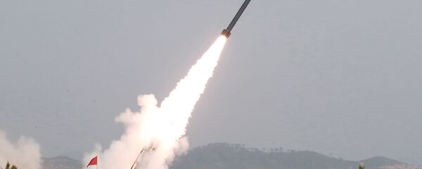 Пуск ракет в Северной Корее, архивное фото Пуск ракет в Северной Корее, архивное фото - Sputnik Беларусь