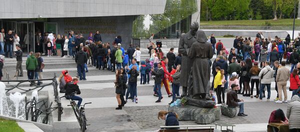 Очередь к Музею истории Великой Отечественной войны, архивное фото - Sputnik Беларусь