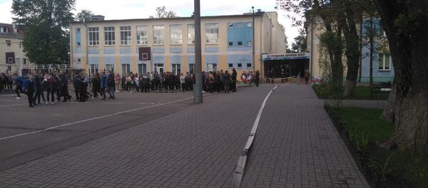 Пожар в минской школе - Sputnik Беларусь