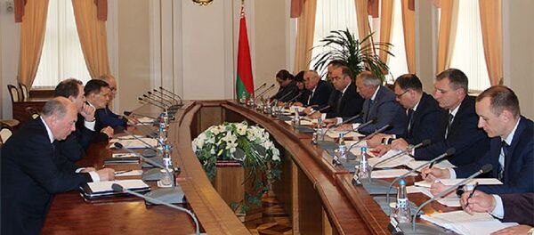 Встреча Сергея Румаса с главой Росатома Алексеем Лихачевым - Sputnik Беларусь