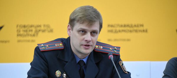 Начальник отдела организации правоприменительной деятельности УГАИ МВД РБ Александр Занимон  - Sputnik Беларусь