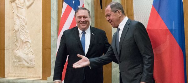 Встреча главы МИД РФ С. Лаврова с госсекретарем США М. Помпео - Sputnik Беларусь