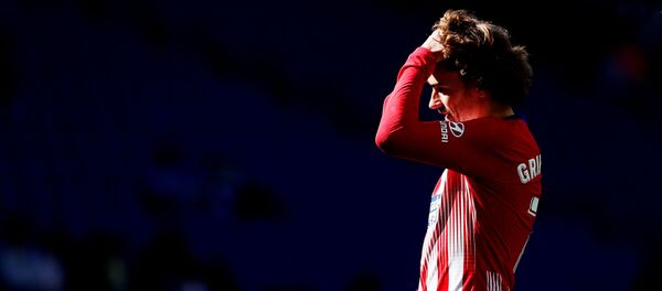 Французский футболист Антуан Гризманн Французский футболист Антуан Гризманн - Sputnik Беларусь