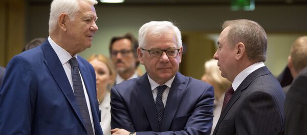 Глава МИД Беларуси Владимир Макей на полях юбилейного саммита  Восточное партнерство - Sputnik Беларусь