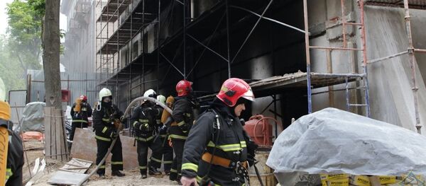 Пожар на улице А. Заборского 15 мая - Sputnik Беларусь