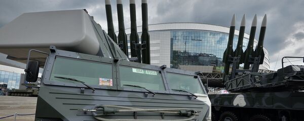 Представленный на MILEX 2019 ЗРК Бук Представленный на MILEX 2019 ЗРК Бук - Sputnik Беларусь